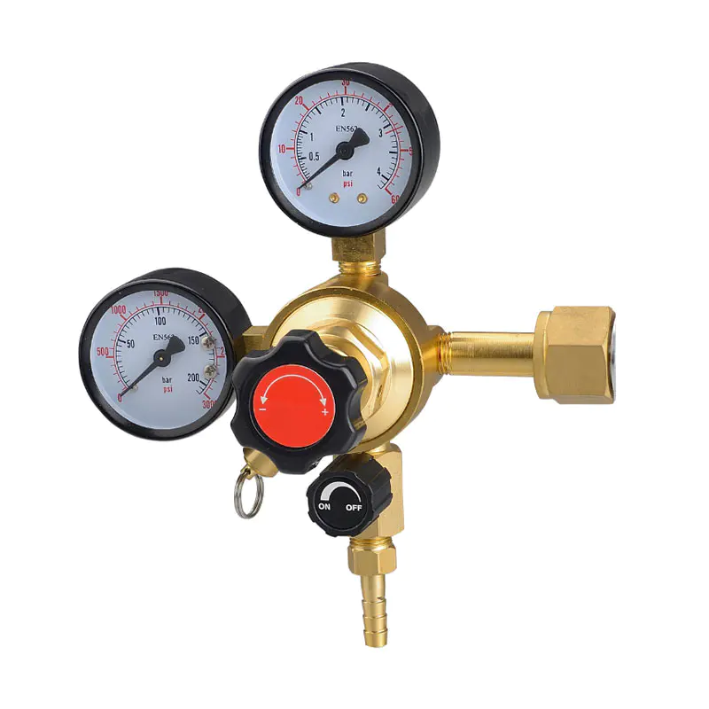 TR-60A Aluminum Alloy Multi-Speed ​​CO2 Pressure Regulator